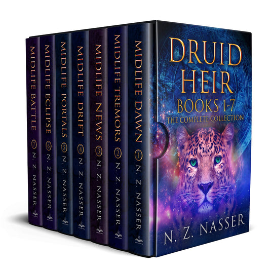 Ebook covers of Druid Heir Complete Collection